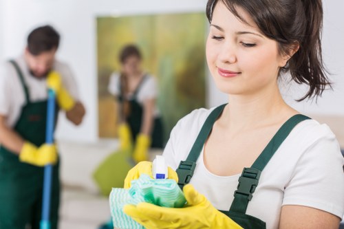 Satisfied customer in a clean home