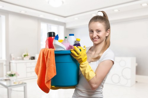Eco-friendly cleaning products used for upholstery maintenance
